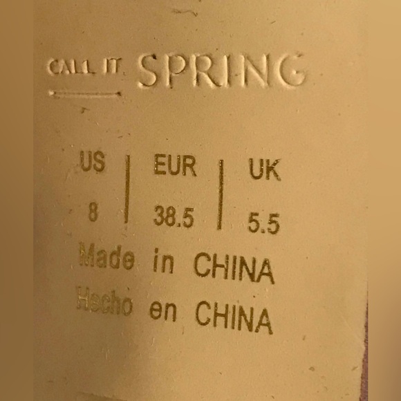 Call it spring evening shoes 8 gold - Picture 7 of 9